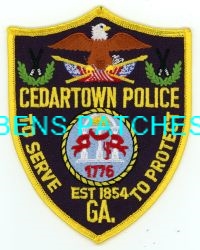 GEORGIA,CEDARTOWN POLICE 4 GOT IN PERSON